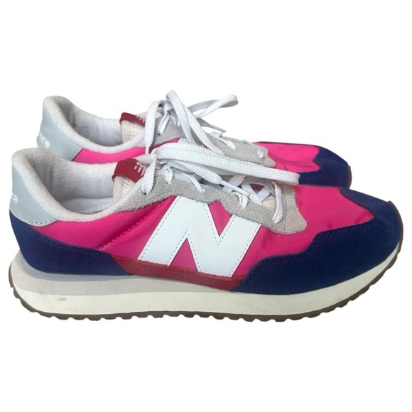New Balance Shoes - New Balance 237 Sneakers Victory Blue/Exuberant Pink Women’s 7.5/Men’s 6 GS237EG